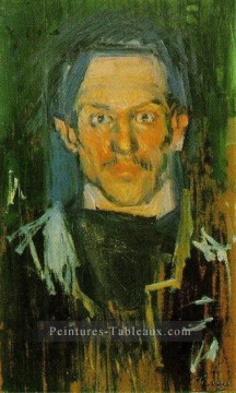 Autoportrait 1901 Pablo Picasso Peinture à l'huile
